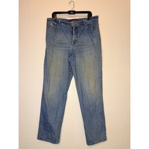 Vintage Gloria Vanderbilt Jeans Women's Size 16 Medium Wash Straight Leg Denim